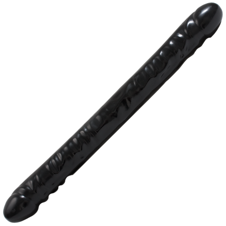 Double Header Veined Dong 18 Inch Black