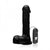 8 inches Cock Balls, Vibrating Egg & Suction Cup Black